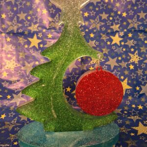 Árbol de navidad en resina