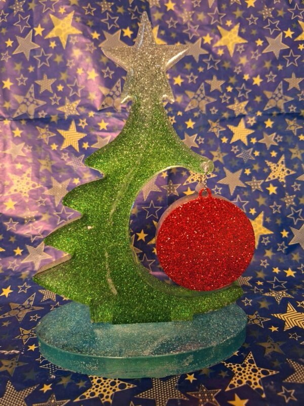 Árbol de navidad en resina