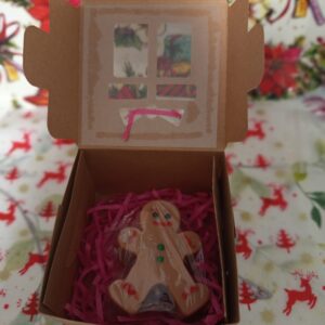 Muñeco de Navidad con aroma a jengibre